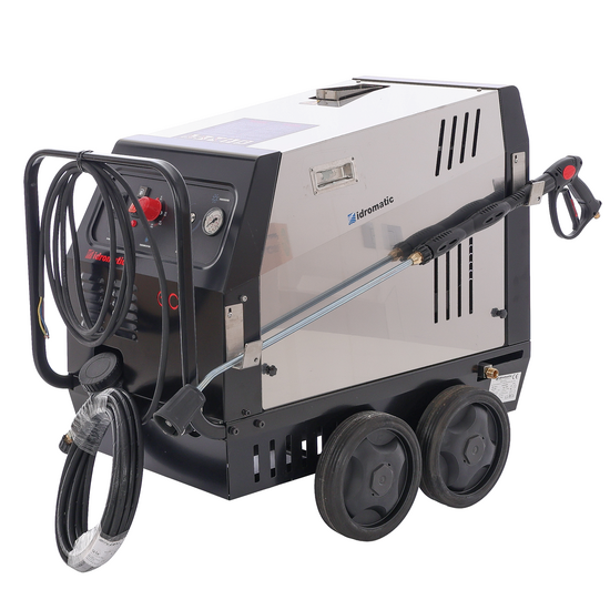 Idromatic Eco 120.11 - Nettoyeur haute pression professionnel &agrave; eau chaude - 130 bar - 660 L/h - Monophas&eacute;