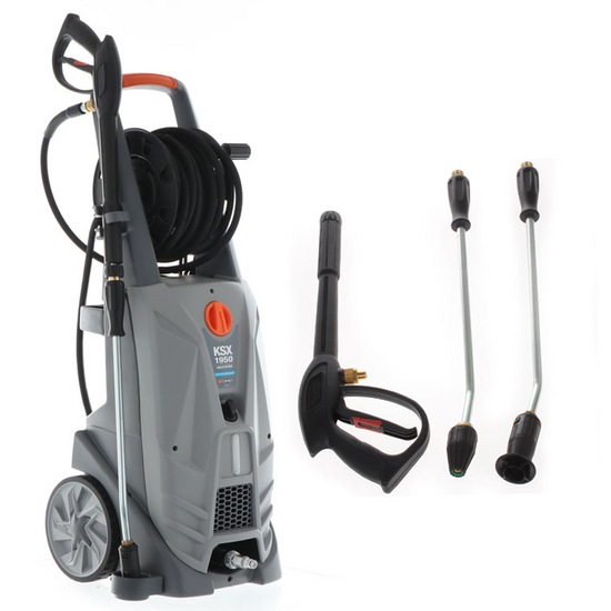 Nettoyeur haute pression Comet KSX 1950 Gold Extra - Enrouleur - 180 bars max