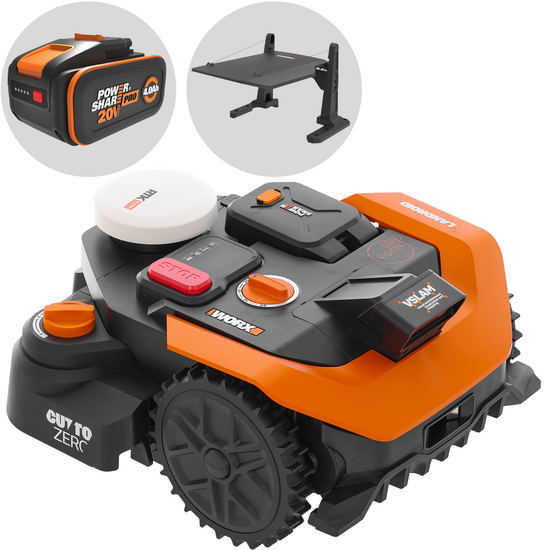 Worx Landroid Vision Cloud WR308E - Robot tondeuse - Sans installation - Abri offert!