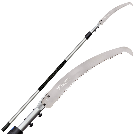 VESCO CA39 &ndash; Scie &agrave; crochet sur perche t&eacute;lescopique en aluminium &ndash; 200 &agrave; 400 cm &ndash; Lame 39 cm