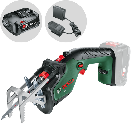 Bosch KEO - Scie sabre &agrave; batterie - 18 V 2 Ah