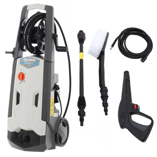 Nettoyeur haute pression Comet KRX 1450 Plus - électrique à eau froide - avec enrouleur - 160 bar