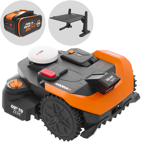 Worx Landroid Vision Cloud WR318E - Robot tondeuse - Sans installation - Abri offert !