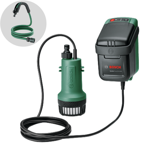 Bosch GardenPump 18V-2000 - Pompe immerg&eacute;e &agrave; batterie - SANS BATTERIE NI CHARGEUR
