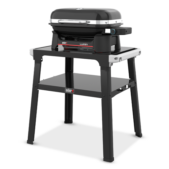 Weber Lumin Compact avec support - Barbecue &eacute;lectrique portable