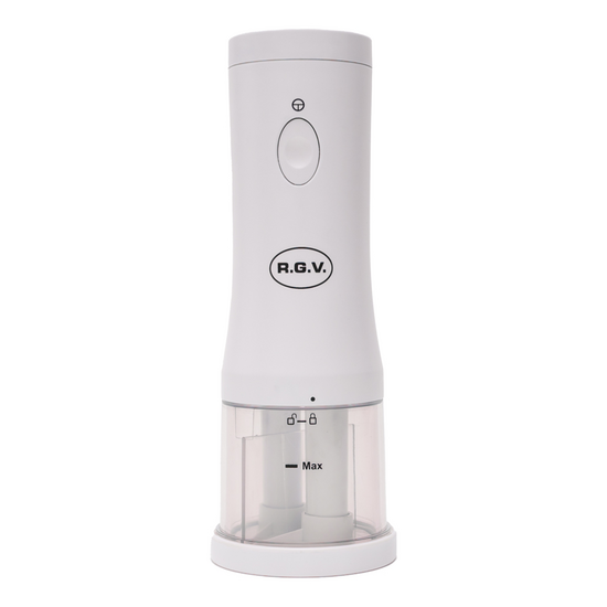 RGV Cheesy Blanche - Râpe électrique de table sans fil - 30 W