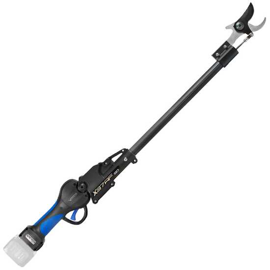VESCO X37AF - Sécateur électrique à batterie sur perche - 90 cm - Diamètre de coupe 37 mm - SANS BATTERIE NI CHARGEUR