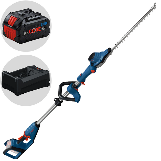 Bosch Professional GHE 18V-50 FP - Taille-haie &agrave; batterie sur perche 18 V 5.5 Ah