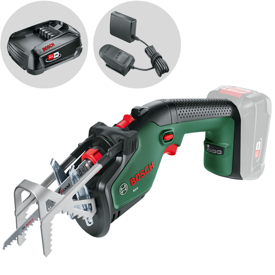 Bosch KEO - Scie sabre à batterie - 18 V 2.5 Ah