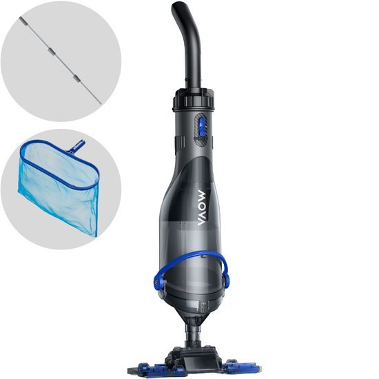 MOVA Handler V10 - Aspirateur de piscine &agrave; batterie - Perche t&eacute;lescopique