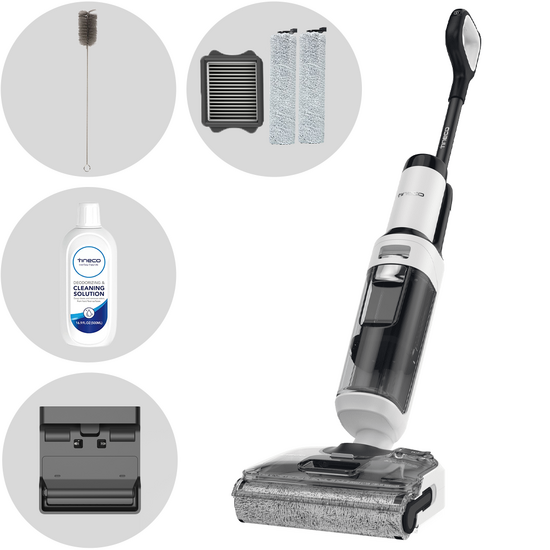 Tineco Floor One S5 Stretch Extreme - Autolaveuse smart &agrave; batterie - 3 en 1 : lave, s&egrave;che et aspire