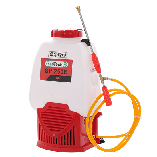 GeoTech SP 250 E - Pulv&eacute;risateur dorsal &agrave; batterie - 25 L
