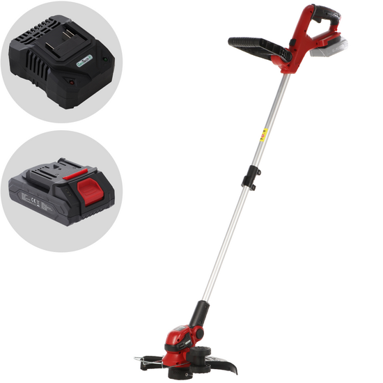 Geotech X-Line GC-20V - Coupe-bordure &agrave; batterie - 20 V 2 Ah