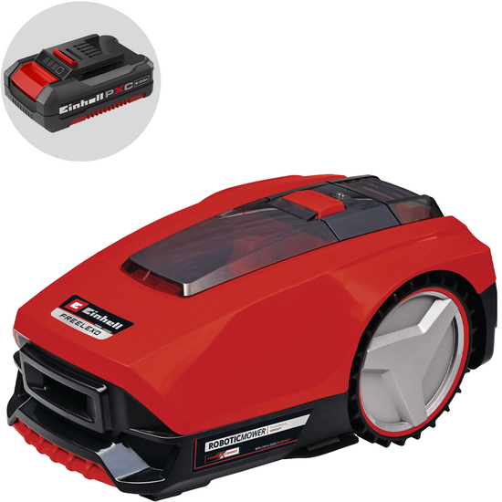 Einhell FREELEXO 300 - Robot tondeuse avec fil périphérique - Batterie au lithium 18 V/2 Ah