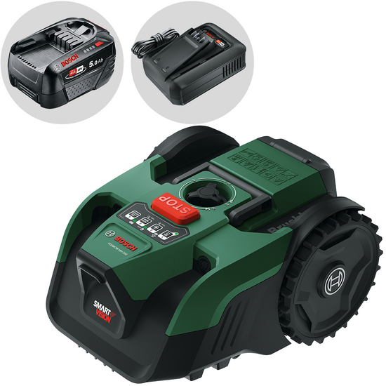 Bosch VISIMOW18V-200 - Robot tondeuse - Sans installation - 18 V/5 Ah