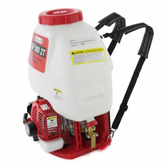 Pulv&eacute;risateur thermique &agrave; dos Geotech SP 300 2 T avec moteur 26 cc