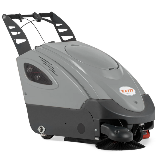 TSM Durasweep 50 BT - Balayeuse autotractée à batterie avec bac de ramassage - 12 V - SANS BATTERIE NI CHARGEUR