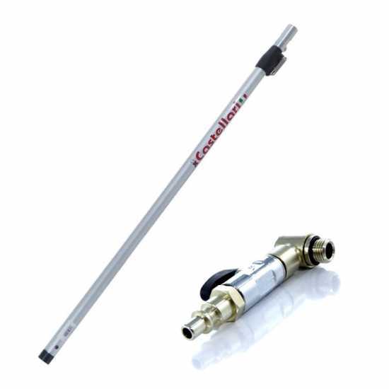 Perche de rallonge pneumatique Castellari APT 100 E pour compresseur - t&eacute;l&eacute;scopique 100-150 cm