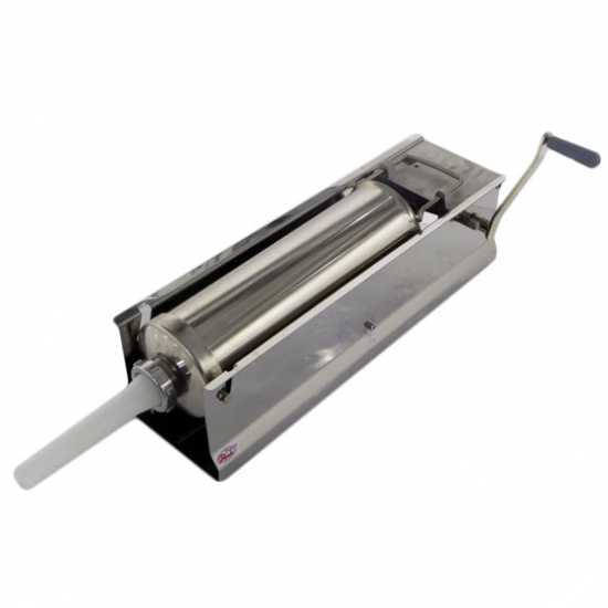 Poussoir manuel &agrave; saucisse de table en INOX Palumbo Pavi - double vitesse - Capacit&eacute; 8 Kg