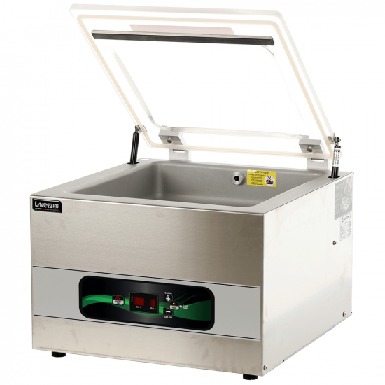 Machine sous vide &agrave; cloche Euro 4000 Inox - Barre de soudure 40 cm
