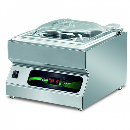 Machine sous vide automatique &agrave; cloche Euro 3600 Pro Inox - Barre de soudure 35 cm