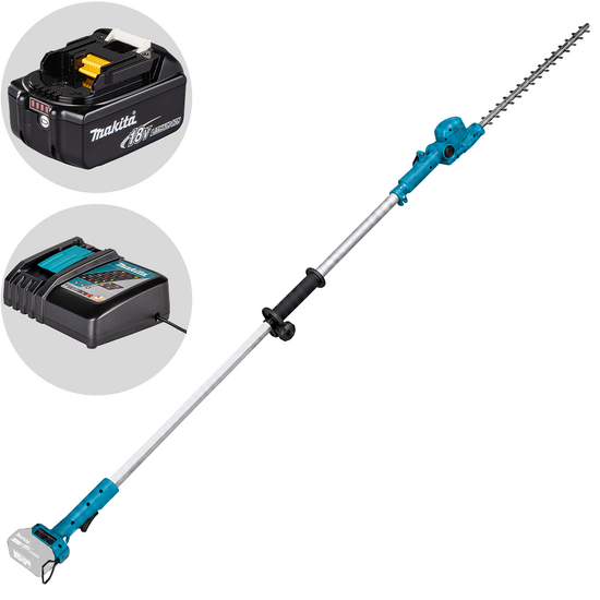 Makita DUN461WZX1 - Taille-haie sur perche &agrave; batterie 18 V - 5 Ah