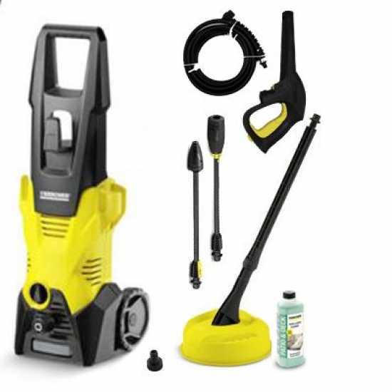 Nouveau nettoyeur haute pression &eacute;lectrique &agrave; eau froide Karcher K3 + Home Kit T150 - 120 bars