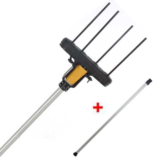 Volpi Giulivo 4YOU 706 - Peigne vibreur &eacute;lectrique - 240-370 cm - secoueur &agrave; olives sur perche + rallonge