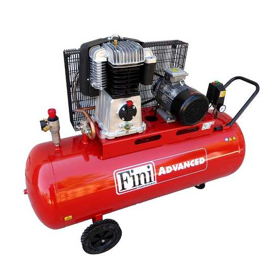 Fini Advanced BK 119-270L - Compresseur d'air &eacute;lectrique triphas&eacute; &agrave; courroie - moteur 5.5 CV - 270 L