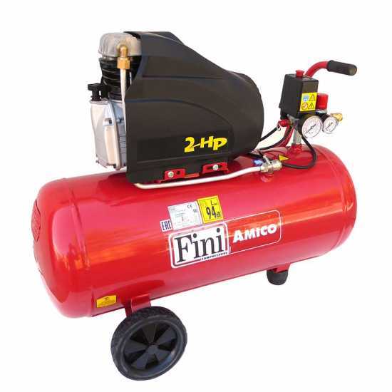 Fini Amico 50 MK 2400 - Compresseur d'air &eacute;lectrique sur chariot - moteur 2 CV - 50 L