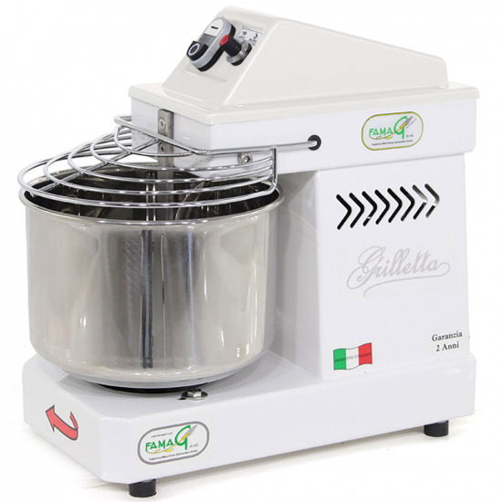 P&eacute;trin &agrave; spirale Famag Grilletta IM 5 avec moteur &eacute;lectrique - 5 KG &agrave; 10 vitesses