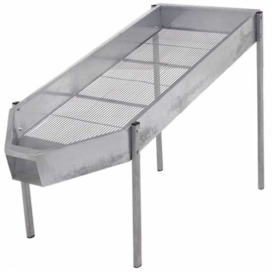 Effeuilleuse manuelle pour olives – En acier galvanisé avec bac de récupération