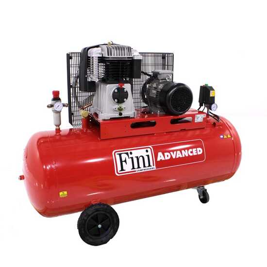 Fini Advanced BK 114-270L - Compresseur d'air &eacute;lectrique triphas&eacute; &agrave; courroie - moteur 5.5 CV - 270 L