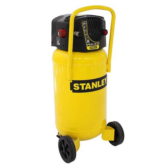 Stanley D230/10/50V - Compresseur &eacute;lectrique vertical monophas&eacute;, oil-less - Moteur 2 CV - 50 L