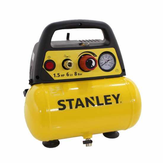 Stanley DN 200/8/6 - Compresseur d'air &eacute;lectrique compact portatif - moteur 1.5 CV - 6 L