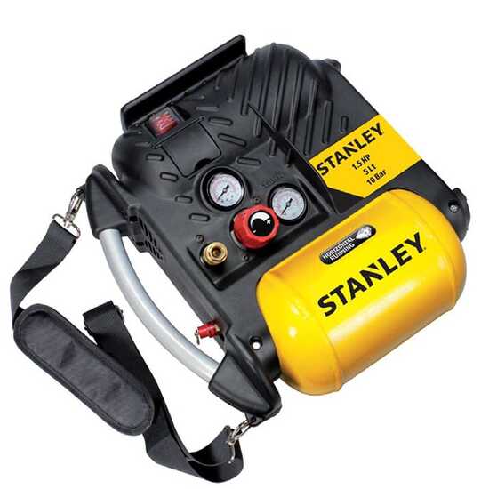 Stanley DN 200/10/5 - Compresseur d'air &eacute;lectrique compact portatif - moteur 1.5 CV - 10 bars