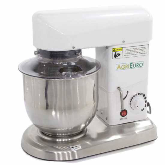 Batteur m&eacute;langeur plan&eacute;taire FP105 - cuve INOX 5 litres - Accessoires interchangeables