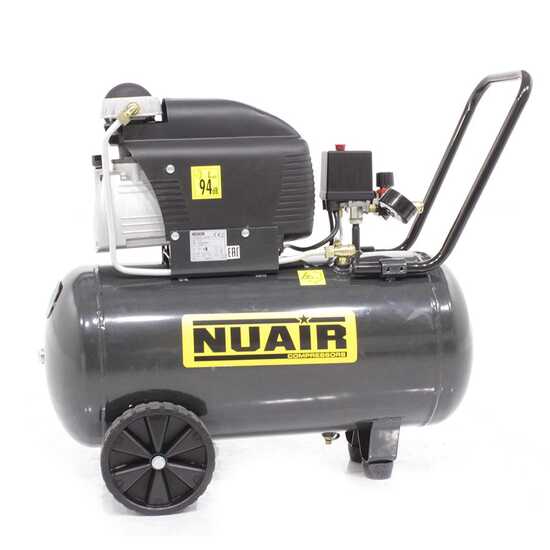 Nuair FC2/50 S - Compresseur d'air électrique monophasé - Moteur 2 CV - 50 L - Air comprimé