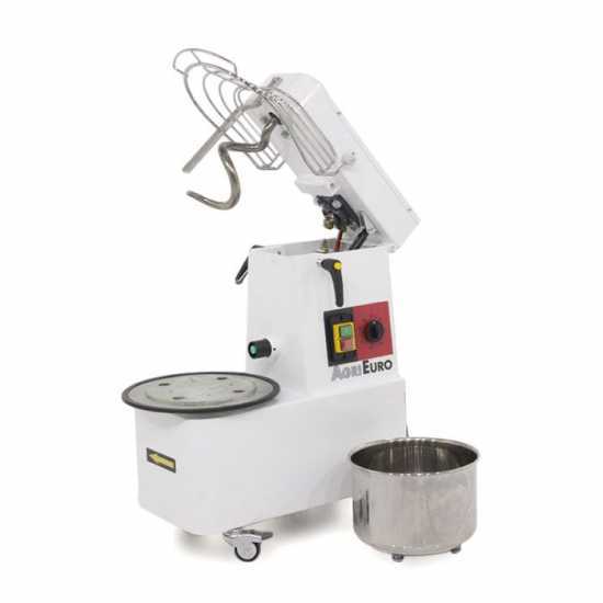 P&eacute;trin &agrave; spirale Mixer 500 S Deluxe &agrave; t&ecirc;te basculante - Capacit&eacute; cuve 5 Kg - 7 Litres