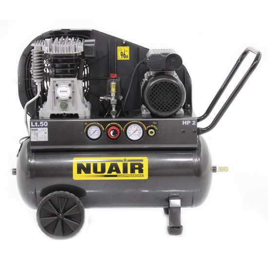 Nuair B 2800B/2M/50 TECH - Compresseur &eacute;lectrique &agrave; courroie - moteur 2 CV - 50 L