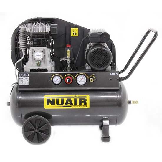 Nuair B 2800B/2M/50 TECH - Compresseur &eacute;lectrique monophas&eacute; &agrave; courroie - Moteur 2 CV - 50 L