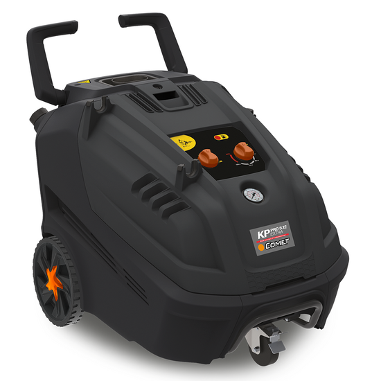 Nettoyeur haute pression eau chaude triphasé Comet KP PRO EXTRA 5.12 12/200 T - Pompe en laiton