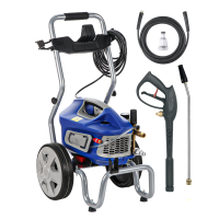 Annovi &amp; Reverberi Blue Clean 614K - Nettoyeur haute pression &agrave; eau froide - 160 bar maximum - D&eacute;bit 8.5 l/min