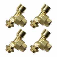 Kit 4 pi&egrave;ces - Valves anti-gouttes pour jets de pulv&eacute;risation - Raccord 3/8 MG - 3/8 GF