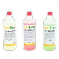 Kit 3 D&eacute;tergents professionnels pour nettoyeur haute pression - sp&eacute;cifique pour le nettoyage des ext&eacute;rieurs - 3 flacons d'1 litre