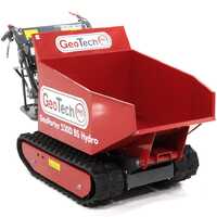 Brouette &agrave; moteur GeoTech Pro GeoPorter 530D BS Hydro - 12 CV - benne dumper hydraulique 500 kg