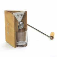 Komo Flic Floc 100g - Floconneuse manuelle en h&ecirc;tre multiplex avec rouleaux coniques en acier inoxydable