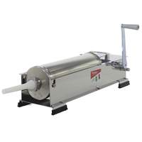 Poussoir &agrave; viande manuel professionnel Reber 8973 N INOX &agrave; 2 vitesses avec carter - Capacit&eacute; 10 Kg