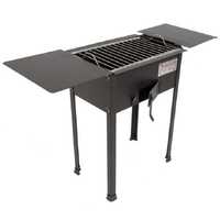 Cruccolini ELBA - Barbecue &agrave; bois et charbon en fer artisanal