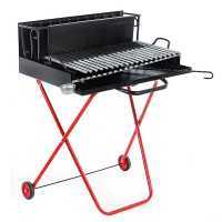 Pegoraro Angelo 214 Medium - Barbecue portable à bois et charbon - Pliant